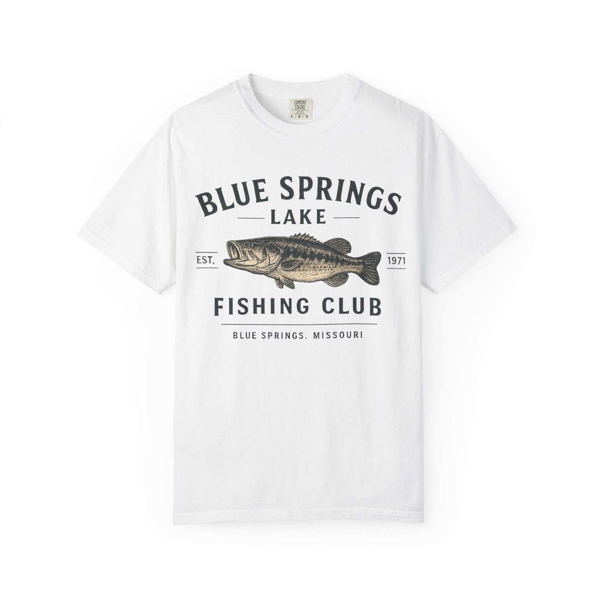 Blue Springs Lake Fishing Club Tee