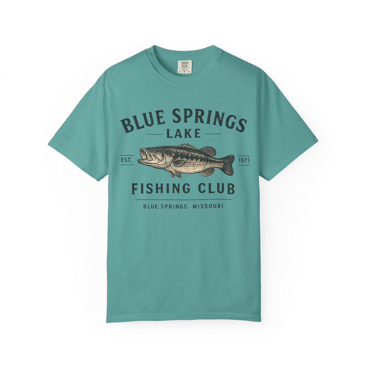 Blue Springs Lake Fishing Club Tee