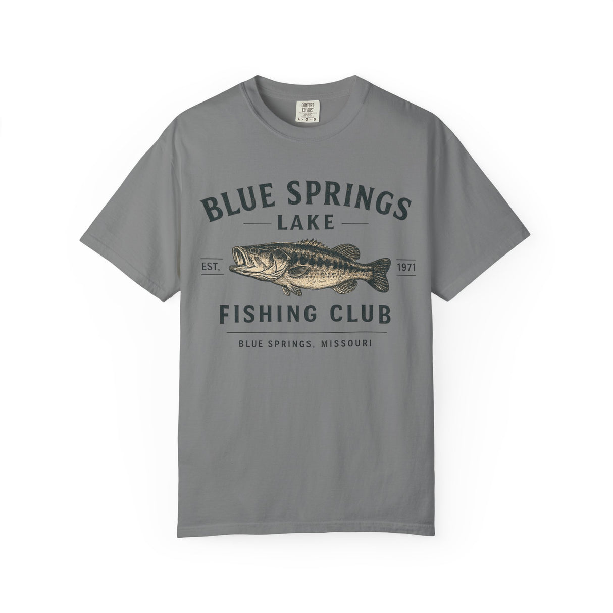 Blue Springs Lake Fishing Club Tee