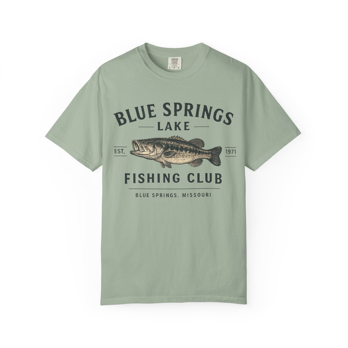 Blue Springs Lake Fishing Club Tee