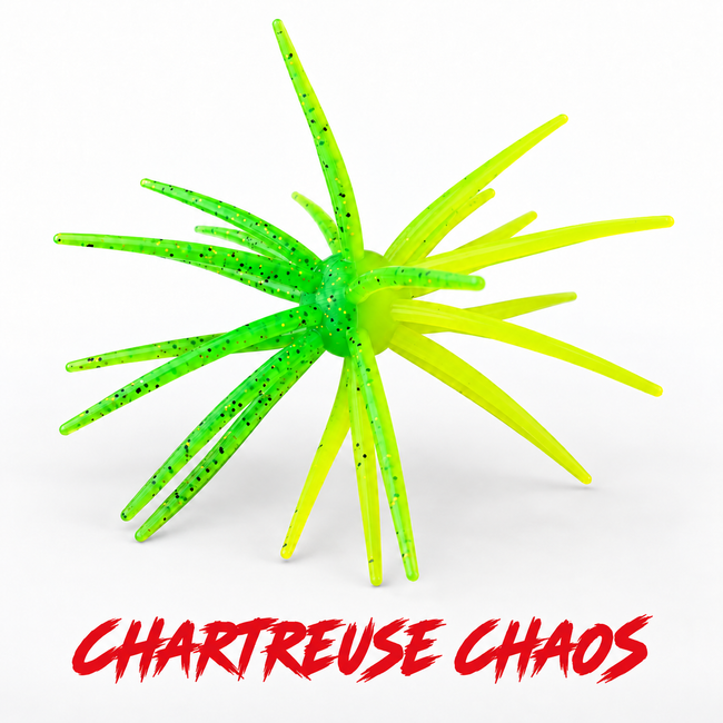 PRIME Tackle KUMO X - Urchin Finesse Bait - Chartreuse Chaos 20mm