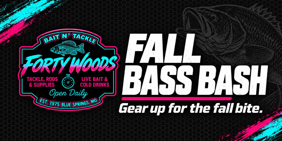 Forty Woods Fall Bass Bash — Gear up for the fall bite.
